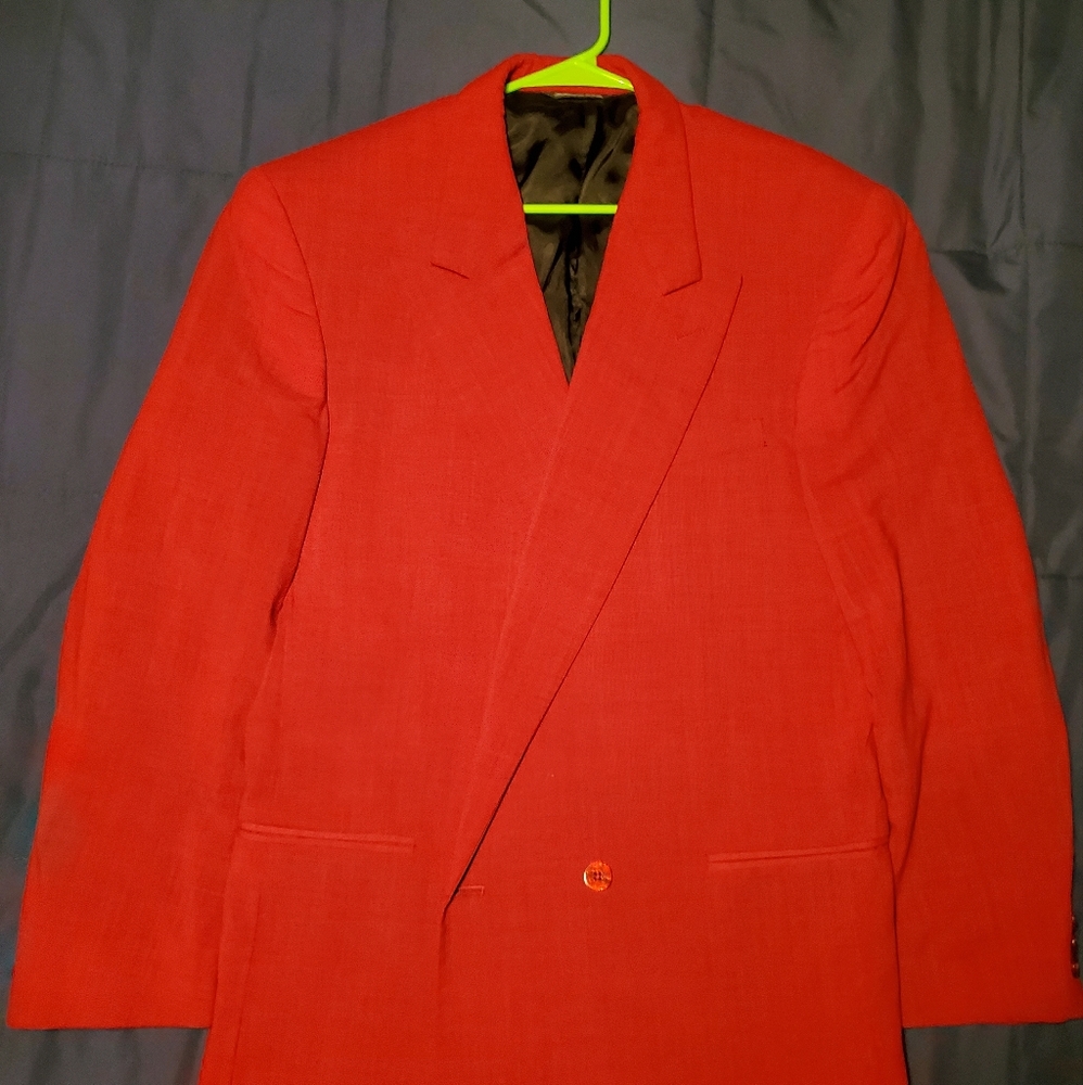 Red Men's Blazer Size 44L